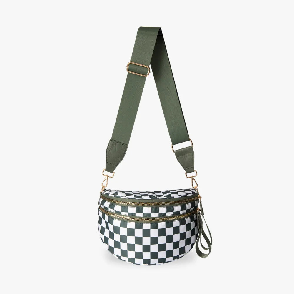 YASMIN - Water-Repellent Nylon Crossbody Bag