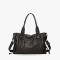 CLARA - Grained Vegan Leather Crossbody Bag