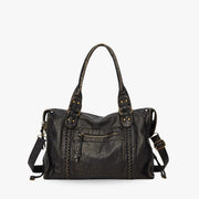 CLARA - Grained Vegan Leather Crossbody Bag
