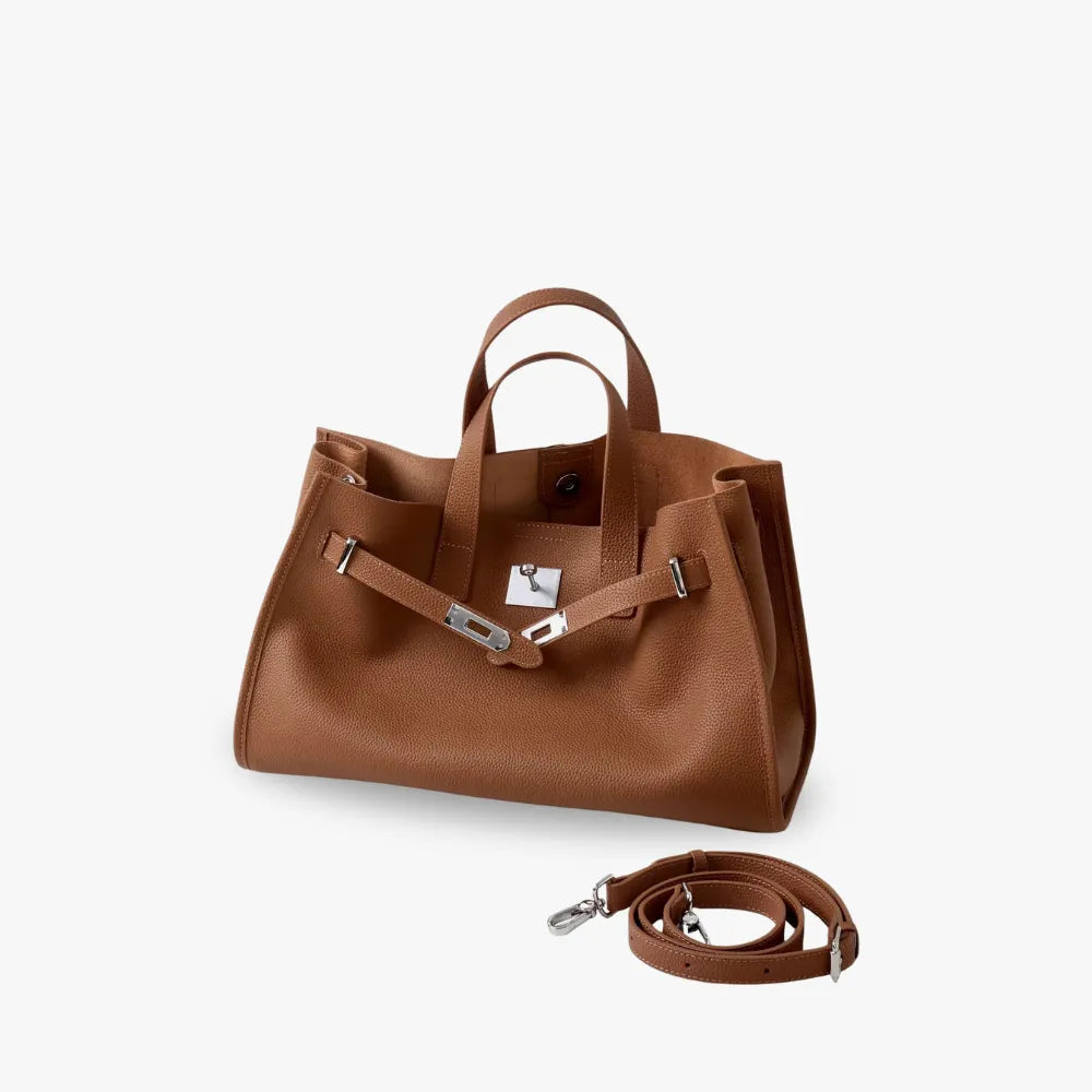 ALICE - Grained Leather Tote Bag