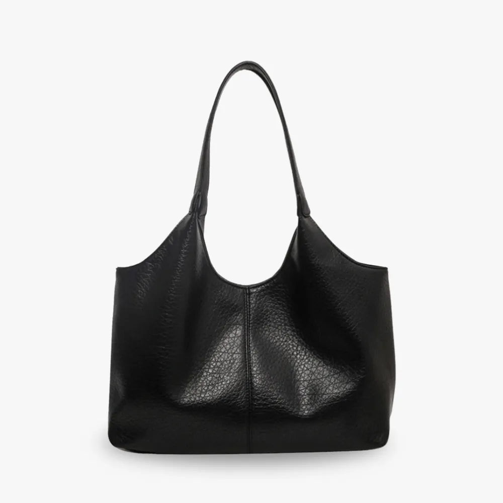 EMMA - Grained Vegan Leather Tote Bag