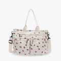 AISHA - Strawberry Print Corduroy Shoulder Bag
