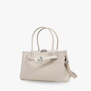 ADELE - Grained Leather Handbag