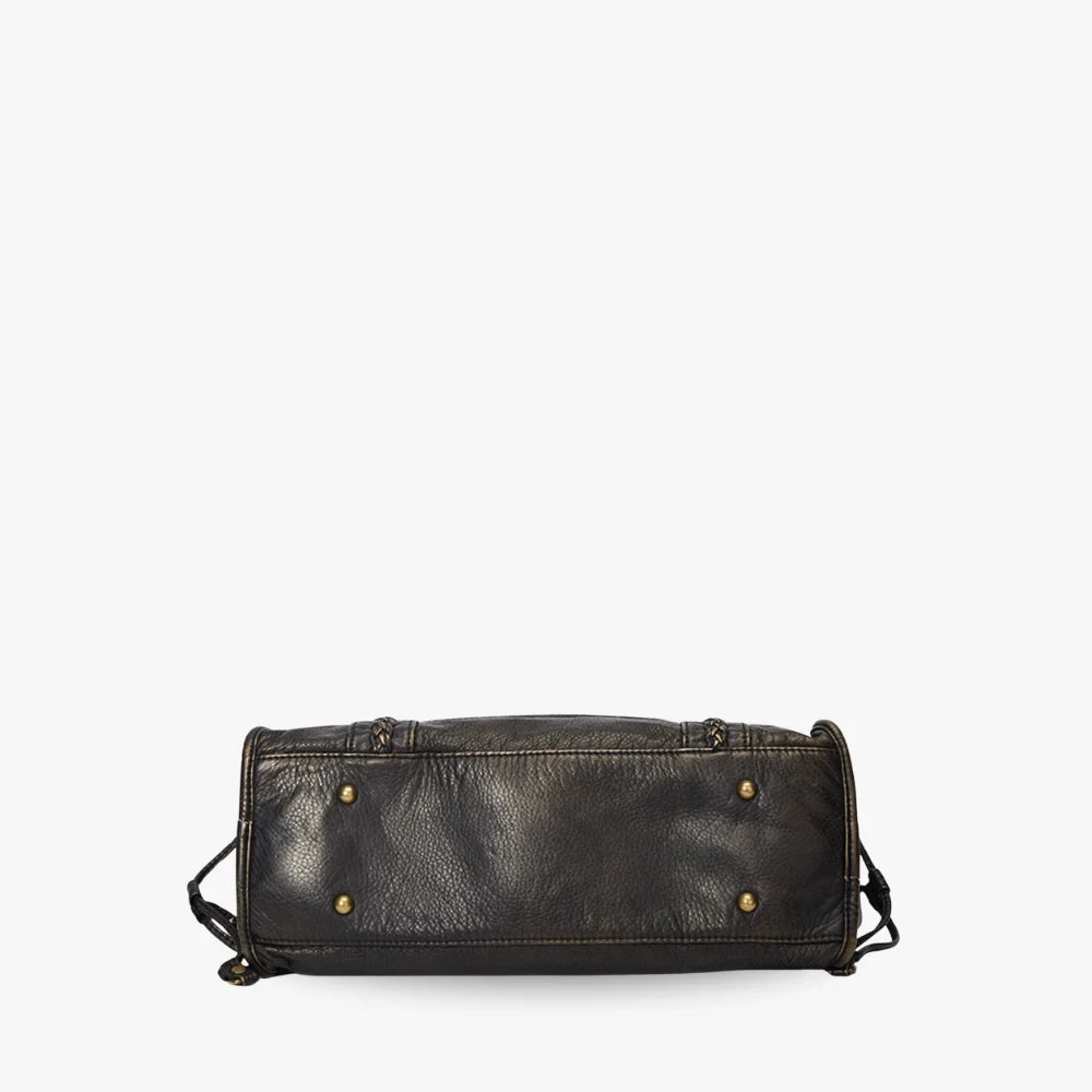 CLARA - Grained Vegan Leather Crossbody Bag