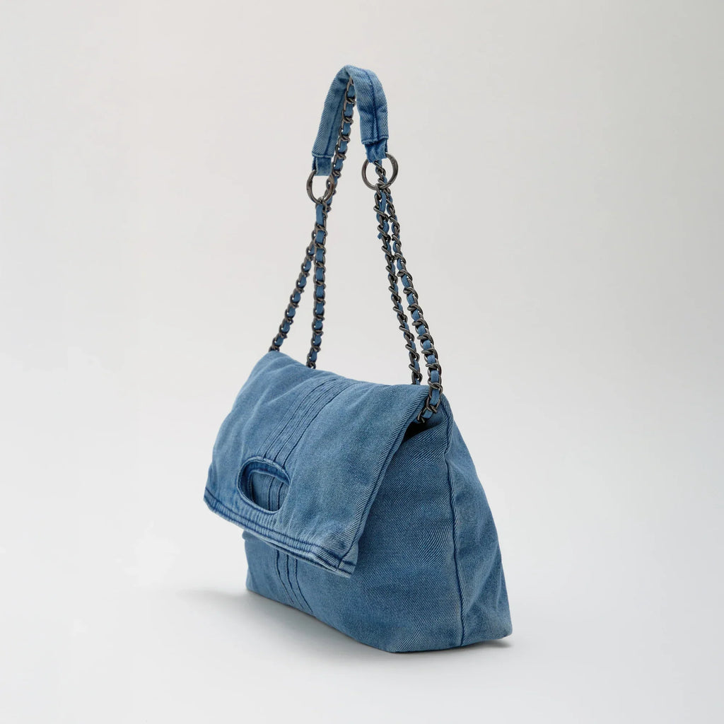 MAYA - Denim Shoulder Bag