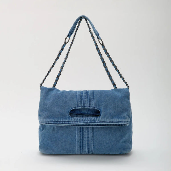 MAYA - Denim Shoulder Bag