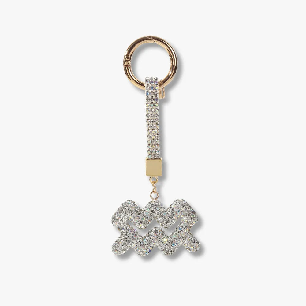 ZODIAC - Rhinestone Bag Charm