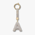 INITIAL - Rhinestone Bag Charm