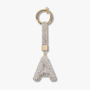 INITIAL - Rhinestone Bag Charm
