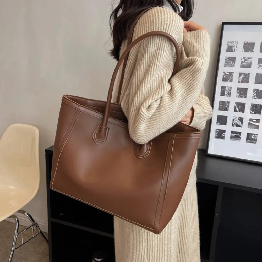 MILA - Vegan Leather Tote Bag