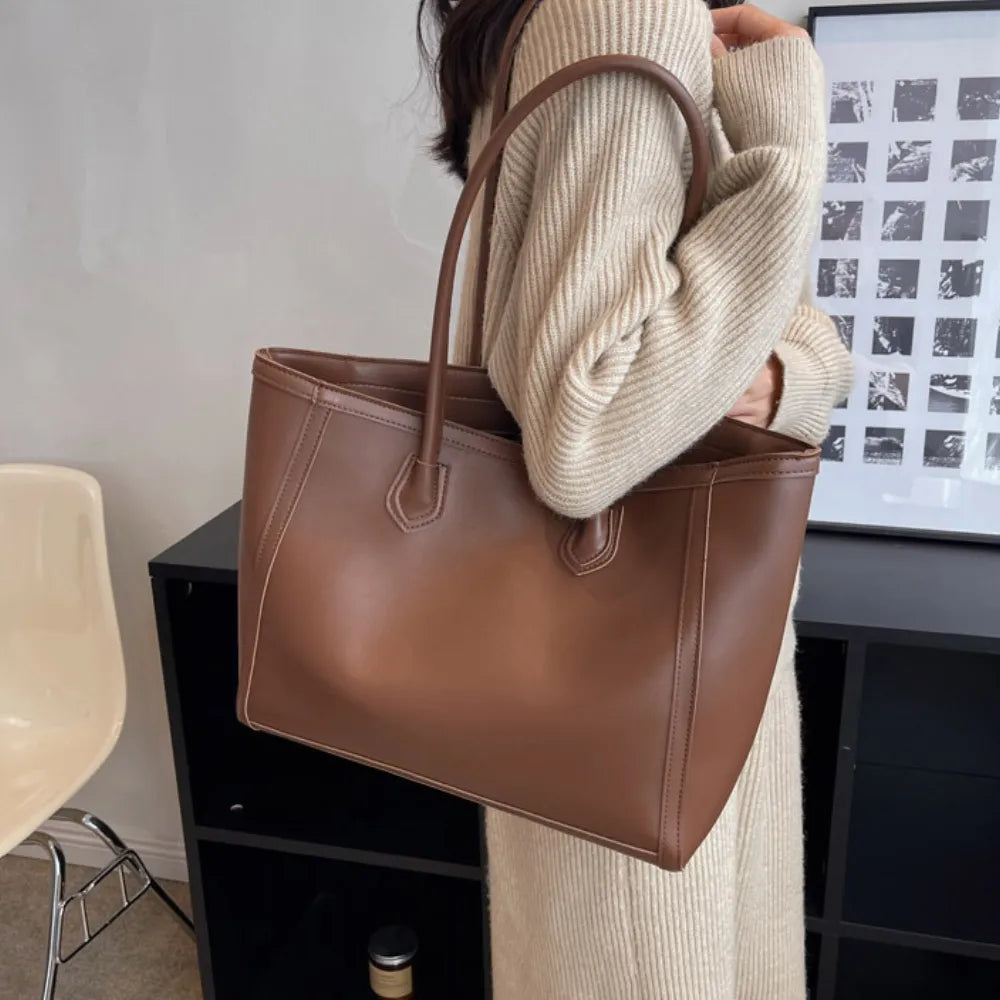 MILA - Vegan Leather Tote Bag