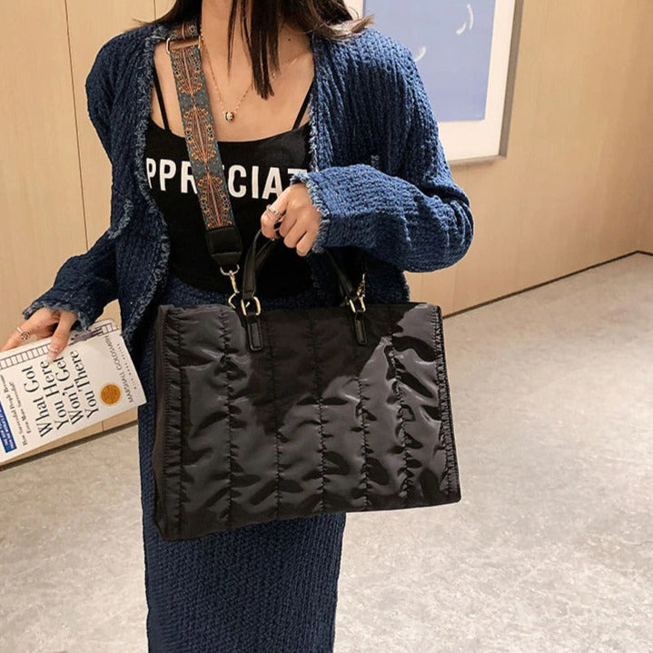 OLIVIA - Cotton & Nylon Tote Bag