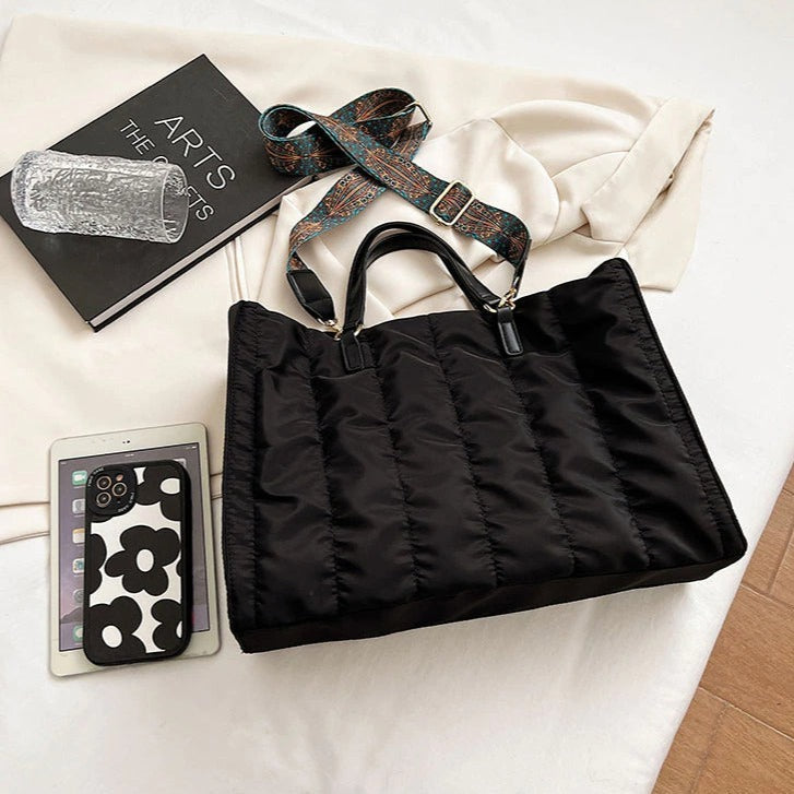 OLIVIA - Cotton & Nylon Tote Bag