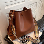 AMINA - Vegan Leather Bucket Bag