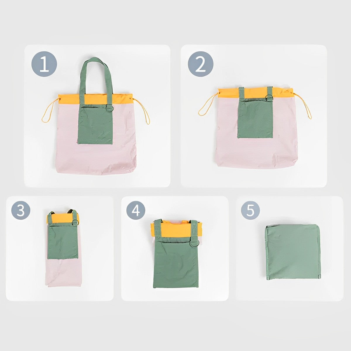 NAOMI - Nylon Foldable Tote Bag