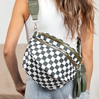 YASMIN - Water-Repellent Nylon Crossbody Bag