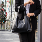 EMMA - Grained Vegan Leather Tote Bag